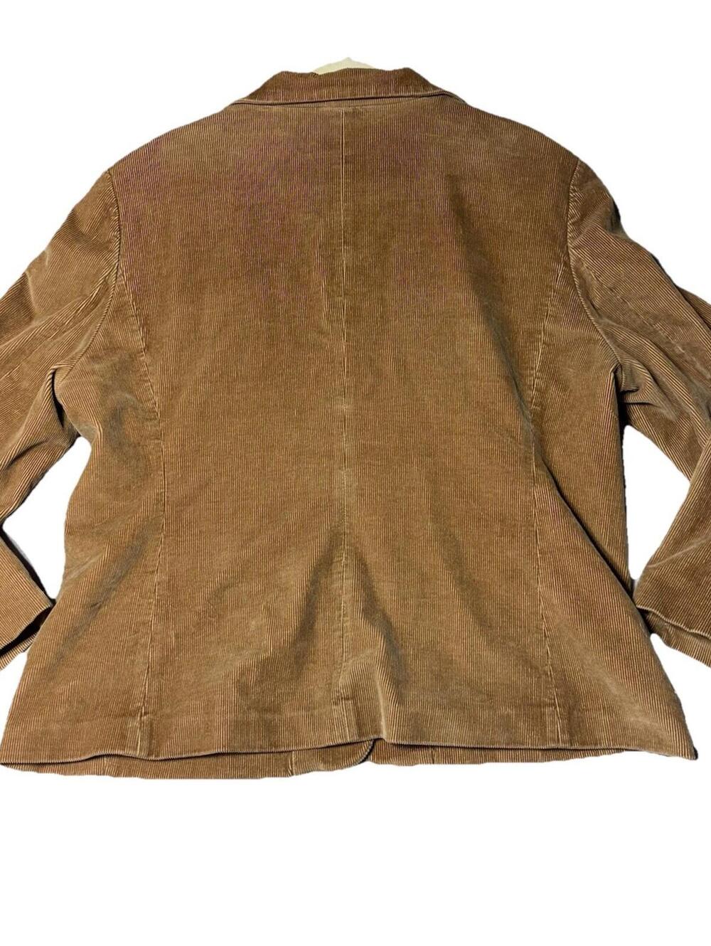 Vintage LL Bean Corduroy Jacket Blazer Womens 20 Y2K Brown Classic Riding XL - Picture 4 of 6